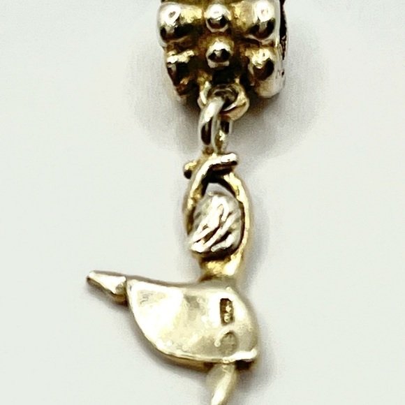 Ballerina Charm 925 Sterling Silver for Necklace or Bracelet Dancer Charm - Picture 5 of 8
